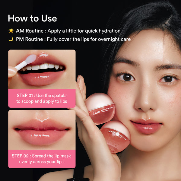 PDRN Vegan Collagen lip mask Glazed jelly