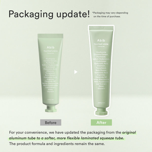 Heartleaf cream Calming tube