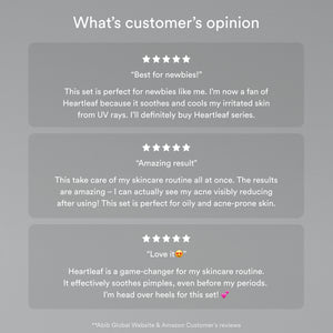 Heartleaf calming toner Skin booster