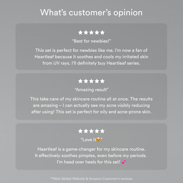 Heartleaf calming toner Skin booster