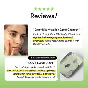 Vegan Collagen gel mask Heartleaf jelly