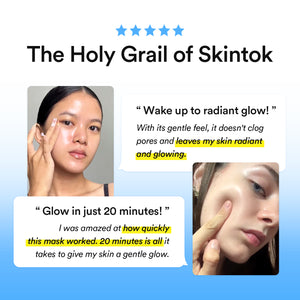Vegan Collagen gel mask Sedum jelly