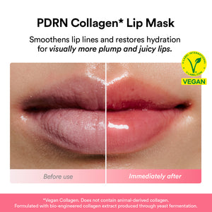 PDRN Vegan Collagen lip mask Glazed jelly