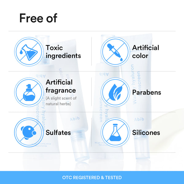 Watery hyaluron sunscreen Moisture tube