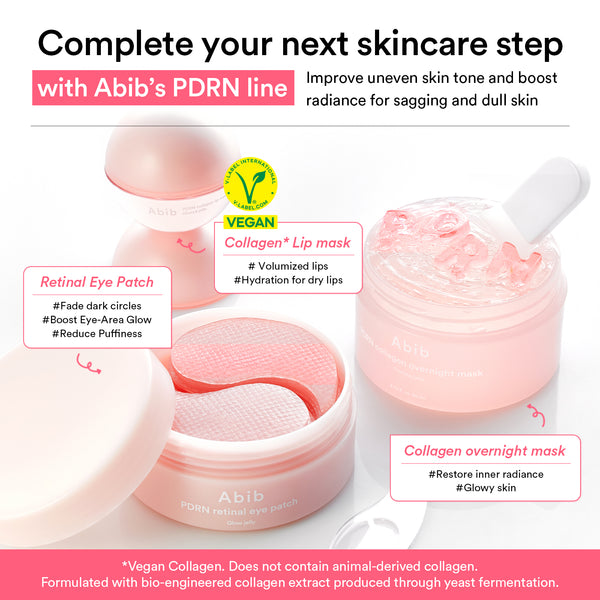 PDRN Vegan Collagen lip mask Glazed jelly