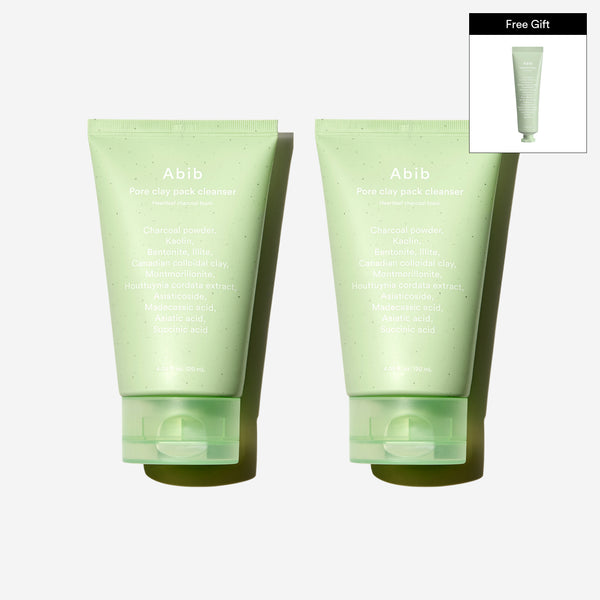 Pore clay pack cleanser Heartleaf charcoal foam