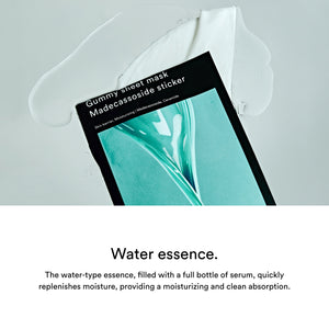 Gummy sheet mask Madecassoside sticker(10 sheets)