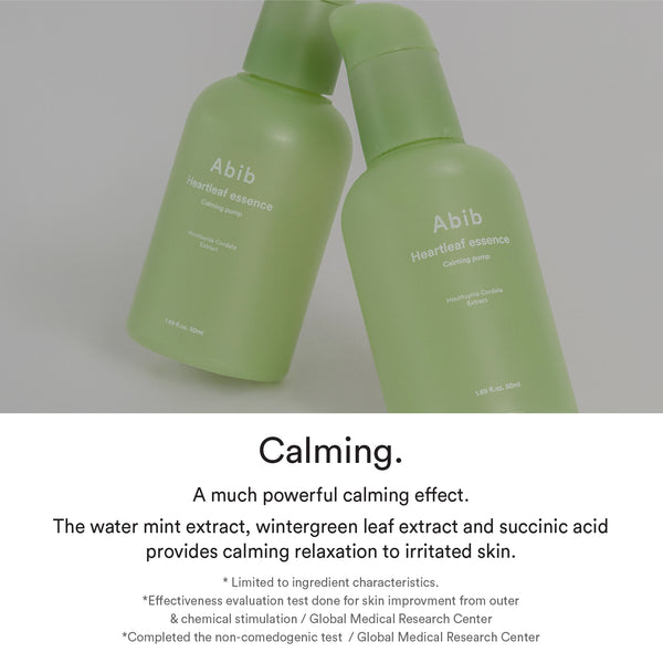 Heartleaf essence Calming pump