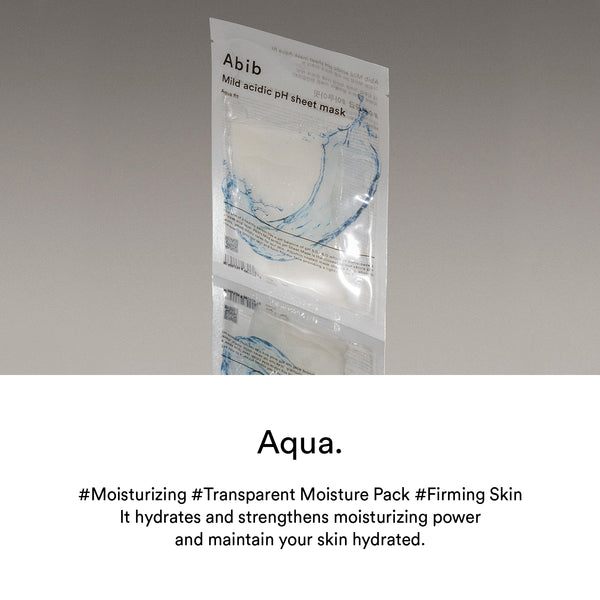 Mild acidic pH sheet mask Aqua fit(10 sheets)